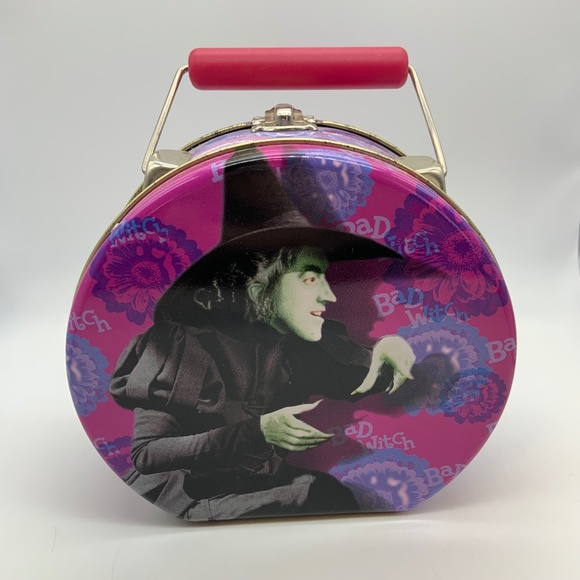 VTG Wizard of Oz Glinda Good Witch Wicked Bad Witch Tin Collectible Lunch Box - Picture 5 of 16